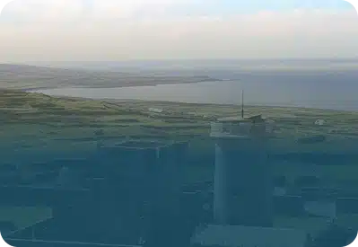 O'Brien's Castle on the island's high ground